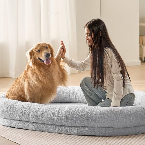 VEVOR Human Dog Bed 72x48x10in Large Human Size Dog