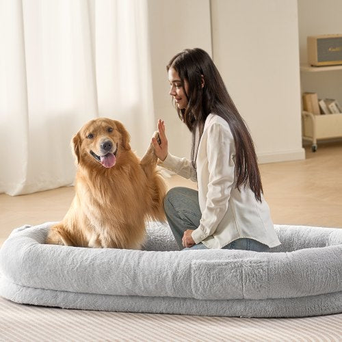 VEVOR Human Dog Bed 68x35x10in Large Human Size Dog