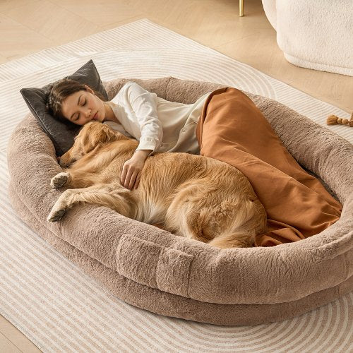 VEVOR Human Dog Bed 72x48x10in Large Human Size Dog