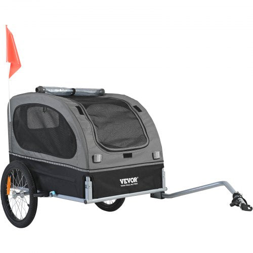 VEVOR Dog Bike Trailer, Supports up to 88 lbs, Pet