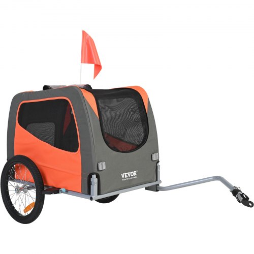 VEVOR Dog Bike Trailer, Supports up to 66 lbs, Pet