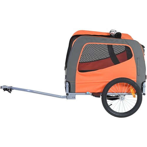 VEVOR Dog Bike Trailer, Supports up to 66 lbs, Pet