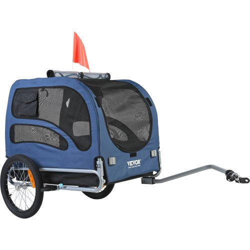 VEVOR Dog Bike Trailer, Supports up to 100 lbs, Pet