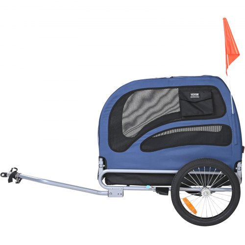 VEVOR Dog Bike Trailer, Supports up to 100 lbs, Pet