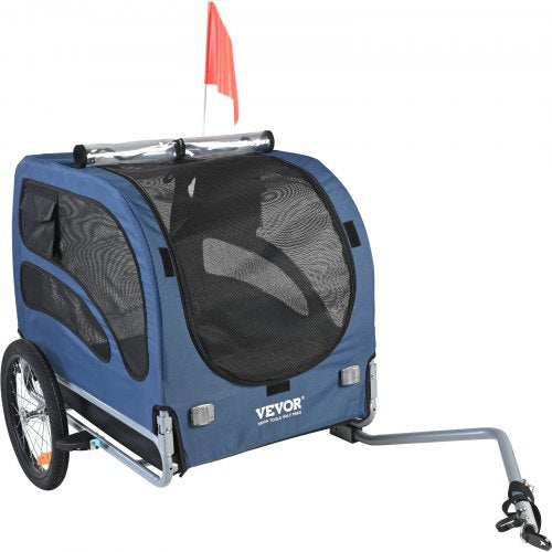 VEVOR Dog Bike Trailer, Supports up to 100 lbs, Pet