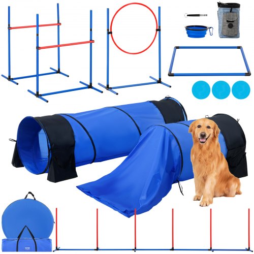 VEVOR Dog Agility Training Equipment 7 PCS Set w