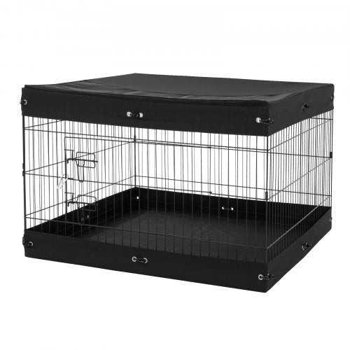 Dog Playpen 4 Panels Foldable Metal Dog Exercise Pen