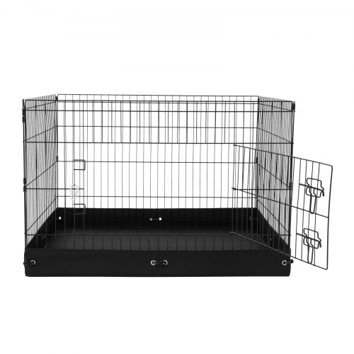 Dog Playpen 4 Panels Foldable Metal Dog Exercise Pen